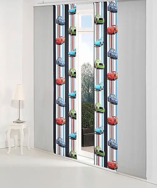 Wirth Schiebegardine »Cars Stripes« Paneelwagen 1 Stk. tlg. Walt Disney günstig online kaufen