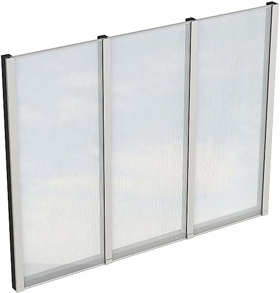 Skanholz Carport-Seitenwand, m. Polycarbonat, freistehend günstig online kaufen