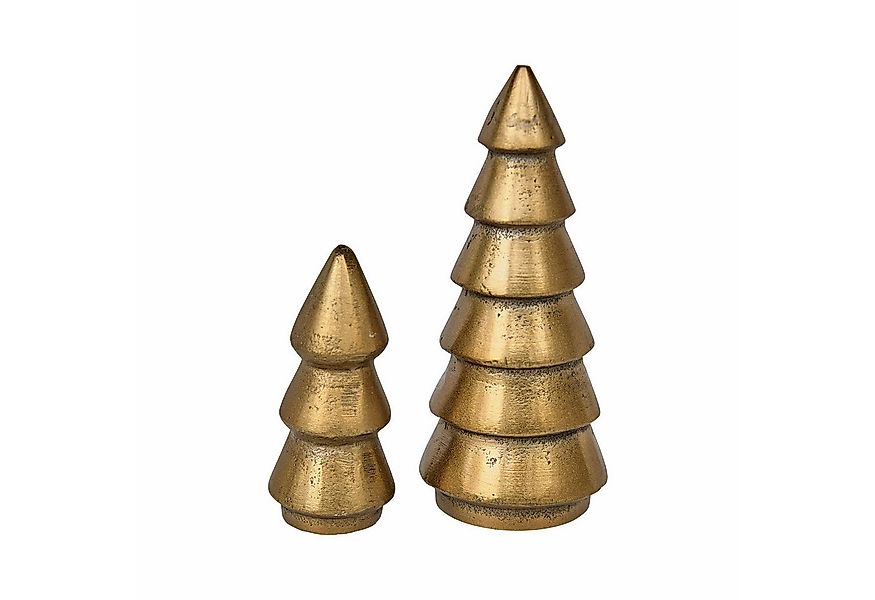 Mirabeau Weihnachtsfigur Deko-Baum 2er Set Zarilith antikmessing (2er Set, günstig online kaufen