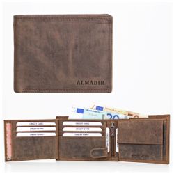 ALMADIH Brieftasche Leder P2Q Portemonnaie RFID günstig online kaufen