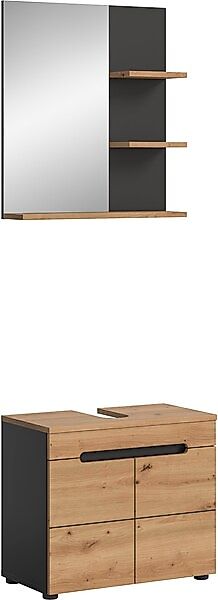 INOSIGN Badmöbel-Set »REHAT, 2-teilig, Breite 63 cm, mit grifflosen Fronten günstig online kaufen