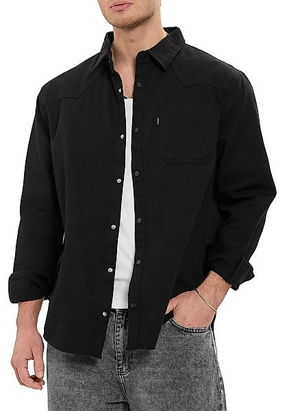 RedBridge Langarmhemd mit Brusttasche Baumwolle Relaxed Fit modern und bequ günstig online kaufen