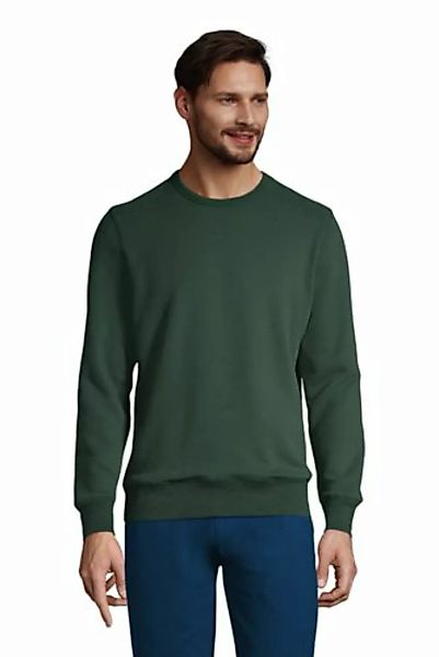 Sweatshirt mit rundem Ausschnitt, Herren, Größe: M Normal, Grün, Baumwoll-M günstig online kaufen