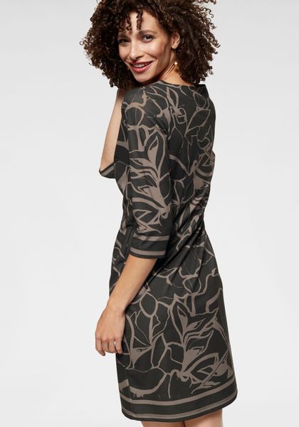 Aniston SELECTED Jerseykleid mit interessantem Allover-Print günstig online kaufen