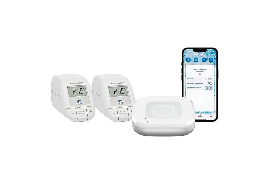 Homematic IP Heizkörperthermostat Starter Bundle Heizen Basic für 2 Heizkör günstig online kaufen