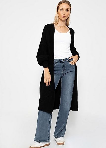 SASSYCLASSY Cardigan Oversize Strickjacke Damen lang günstig online kaufen