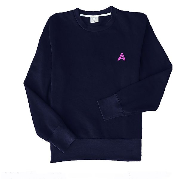 AqÜe Apparel Happy Face Sweatshirt M Navy Blue günstig online kaufen