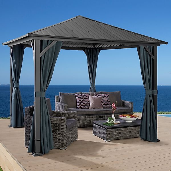 KONIFERA Pavillon Samos, BxT: 300x300 cm, günstig online kaufen