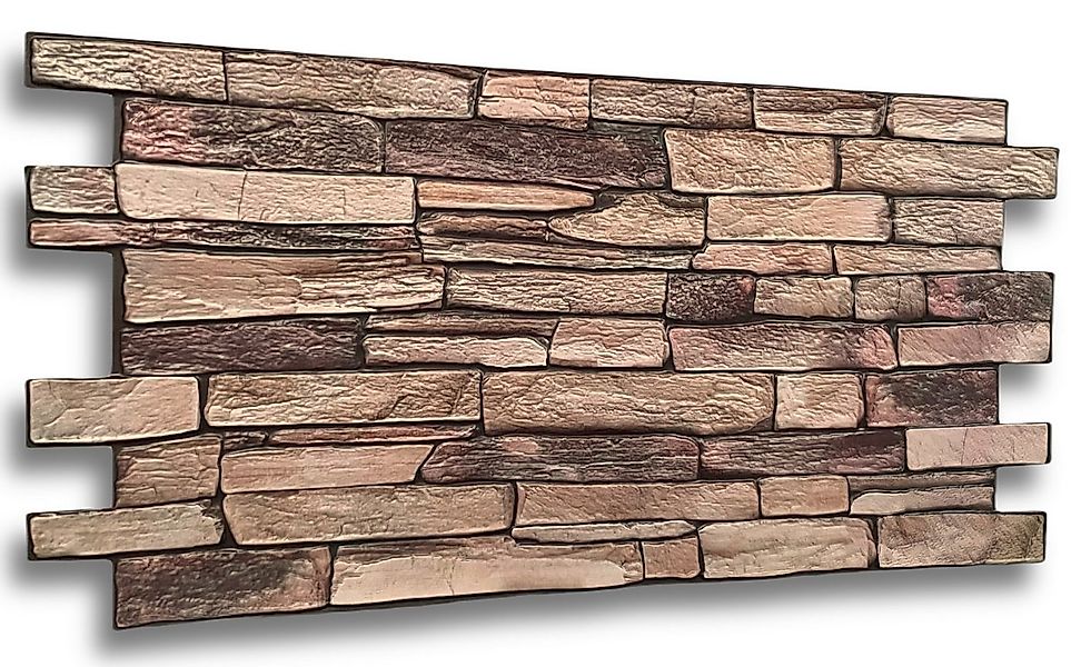 IKHEMalarka 3D Wandpaneel PVC 3D Paneele Stein Optik Wandverkleidung, BxL: günstig online kaufen