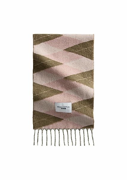 Marc OPolo DENIM Wollschal "mit Argyle-Muster" günstig online kaufen
