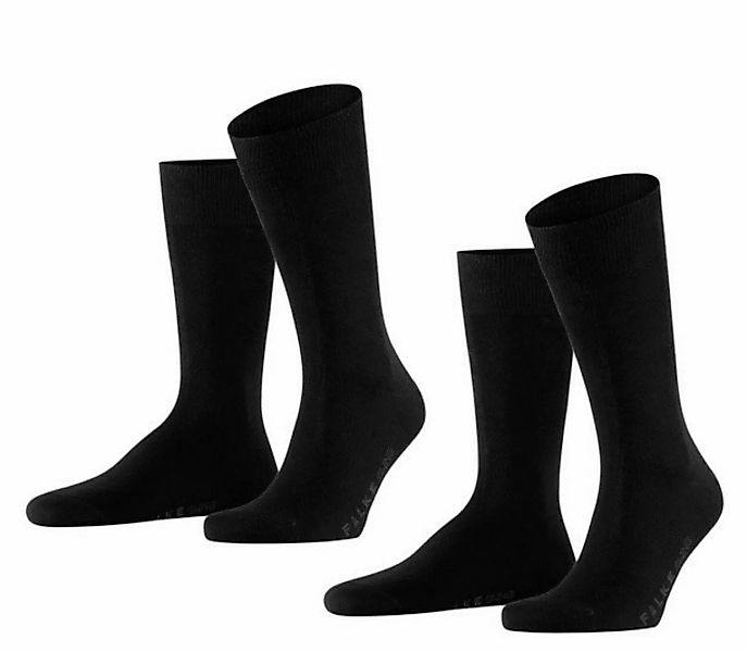 Falke 2-er Set Socken Swing Schwarz günstig online kaufen