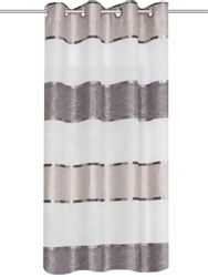 HOME WOHNIDEEN Vorhang "WALTER" Ösen 1 Stk. tlg. Ösenschal WALTER Querstrei günstig online kaufen