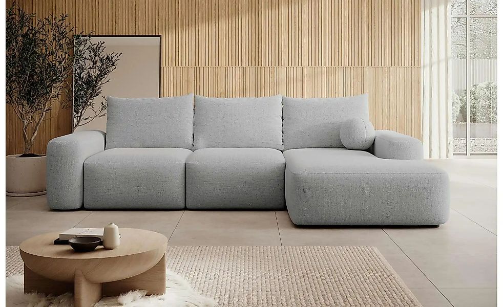 Selsey Ecksofa mit Schlaffunktion Carnos ¦ grau ¦ Maße (cm): B: 264 H: 82 P günstig online kaufen