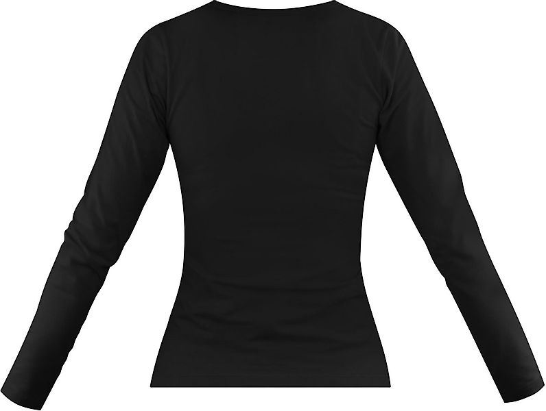 Janice Langarmshirt 4 x Damen Langarmshirt Nimes Figurbetonter Pullover aus günstig online kaufen