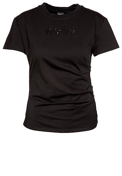 BOSS T-Shirt Epka mit Pailetten-Logo (1-tlg) günstig online kaufen