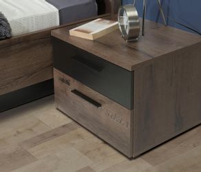 FORTE Nachtkonsole "Jacky" mit 2 Schubkästen günstig online kaufen