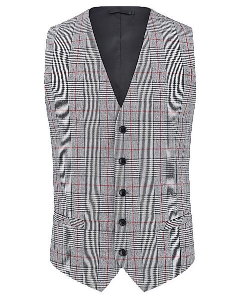 Allthemen Anzugweste mit Karomuster elegante Weste Karierte Hochzeitsweste günstig online kaufen