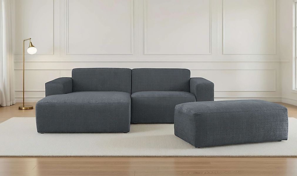 INOSIGN Ecksofa "Koa,228cm, L-Form, Modulsofa, Webstoff, Cord, Struktur, Ch günstig online kaufen