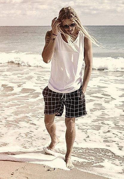 URBAN CLASSICS Badeshorts Check Swim Shorts günstig online kaufen