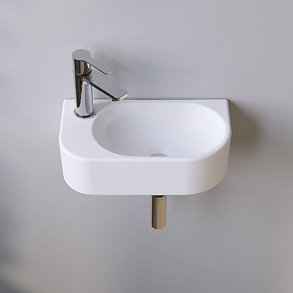 AQUALAVOS Waschbecken Waschbecken Keramik Aufsatzwaschbecken für günstig online kaufen