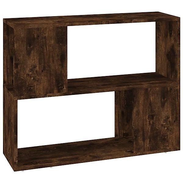 vidaXL Bücherregal/Raumteiler Räuchereiche 80x24x63 cm 826644 günstig online kaufen