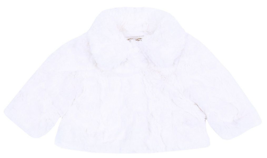 Sarcia.eu Fellimitatmantel Beigefarbiges Pelz mit Kragen 9-12 Monate günstig online kaufen