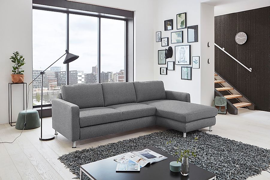 Die PlanBar Ecksofa "MP-IN19027 L-Form" wahlweise mit Bettfunktion, frei im günstig online kaufen