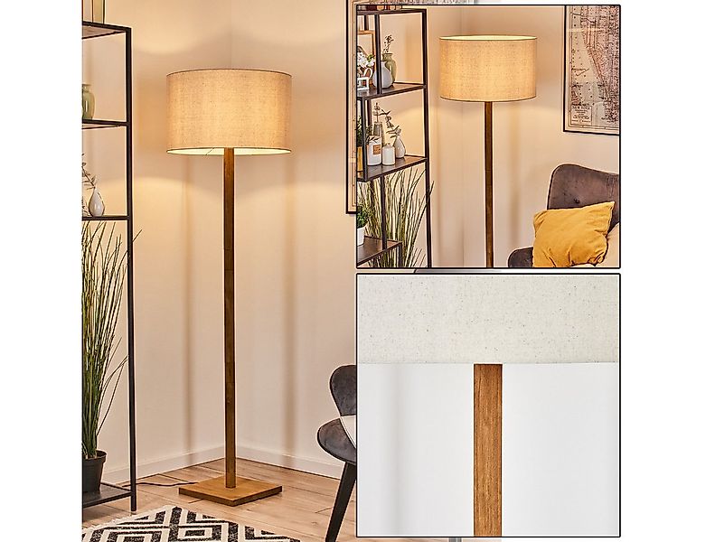 hofstein Stehlampe Stehlampe aus Metall/Holz im modernen Boho-Design, Stehl günstig online kaufen
