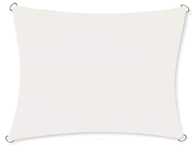osoltus Seilspannsonnensegel Sonnensegel 3x2m weiß rechteckig günstig online kaufen
