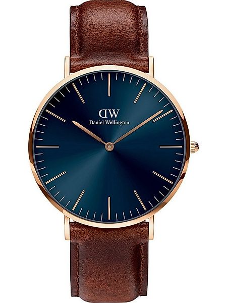 Daniel Wellington Quarzuhr Daniel Wellington Herren-Uhren Analog Quarz, Kla günstig online kaufen