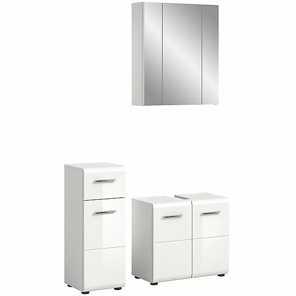 Badkombination Ice 105 cm x 190 cm x 32 cm Weiß-Weiß günstig online kaufen