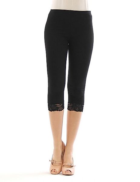 SYS 3/4-Leggings Capri 3/4 Leggings Spitze Leggins hauteng Damen günstig online kaufen
