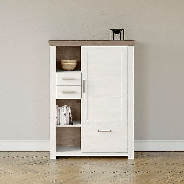 set one by Musterring Highboard "York" Typ 25 und 26, in 3 Farbvarianten, B günstig online kaufen