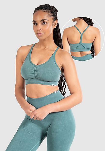 Smilodox Sport-BH Batik Acid Scrunch, Rutschfester Bustier mit Batik Waschu günstig online kaufen