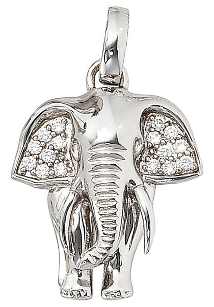 JOBO Kettenanhänger Anhänger Elefant, 925 Silber günstig online kaufen