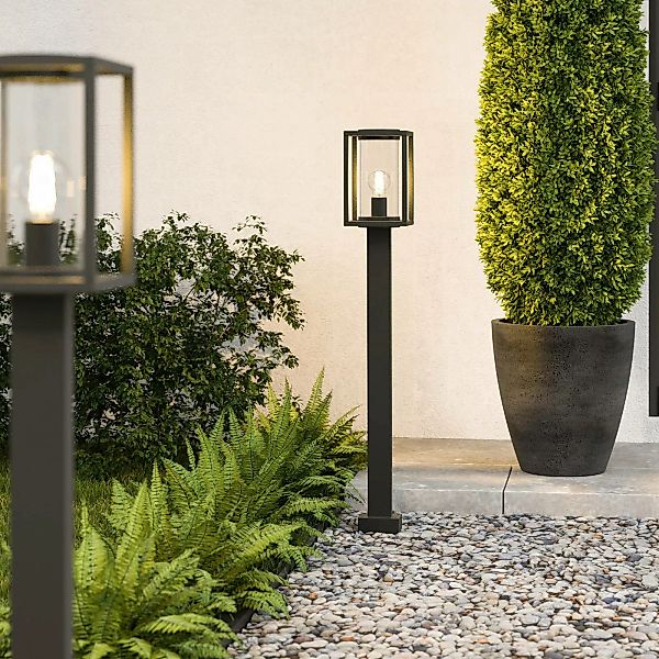 Lucande Wegeleuchte Ferda, 100 cm, anthrazit, IP44 günstig online kaufen
