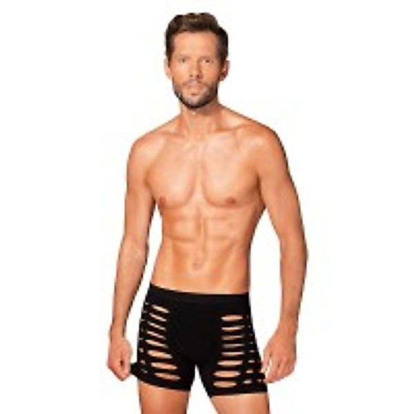 Boxer-Shorts mit Cut-Outs schwarz günstig online kaufen