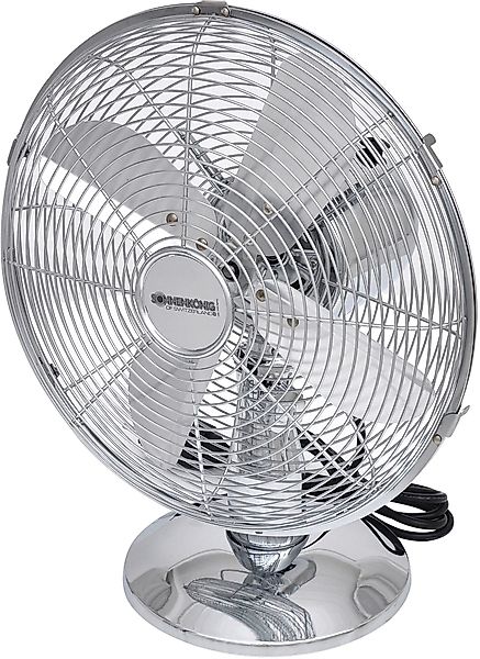 Sonnenkönig Tischventilator Chrom 12, Leistung 35W, günstig online kaufen