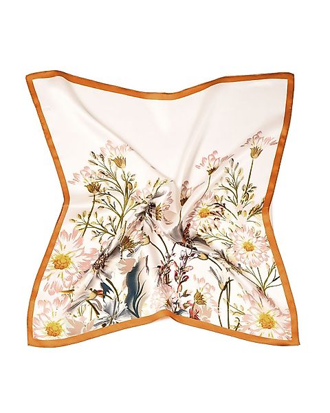 MayTree Seidentuch quadratisch Sommerblüte Margeriten 53x53cm günstig online kaufen