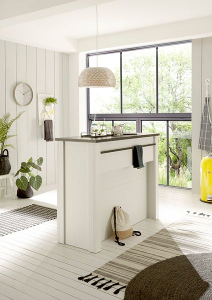 Home affaire Unterschrank "Sherwood" mit Handtuchhalter aus Metall, Höhe 10 günstig online kaufen