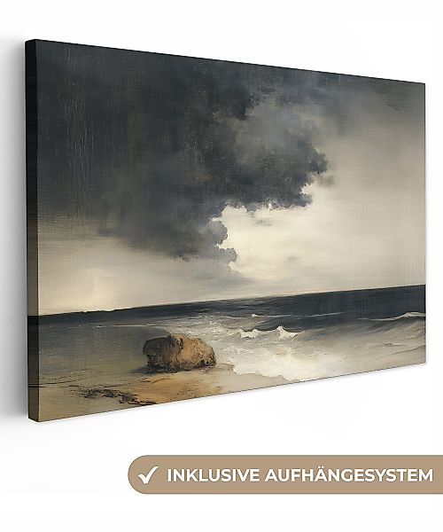 OneMillionCanvasses® Leinwandbild Küste - Wellen - günstig online kaufen