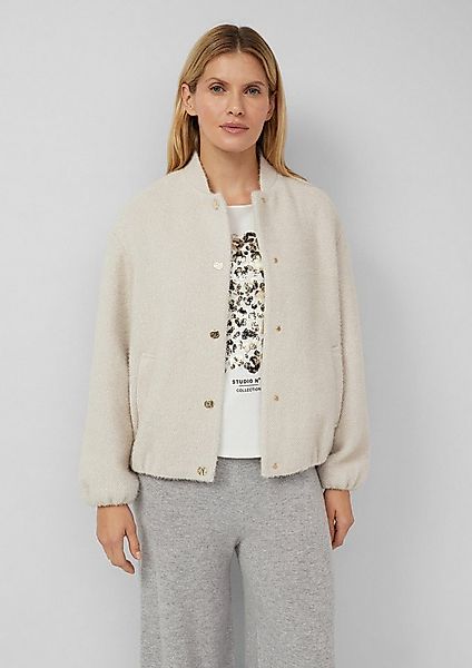 s.Oliver Funktionsjacke Outdoor-Jacke Flauschige Jacke im Relaxed Fit mit S günstig online kaufen