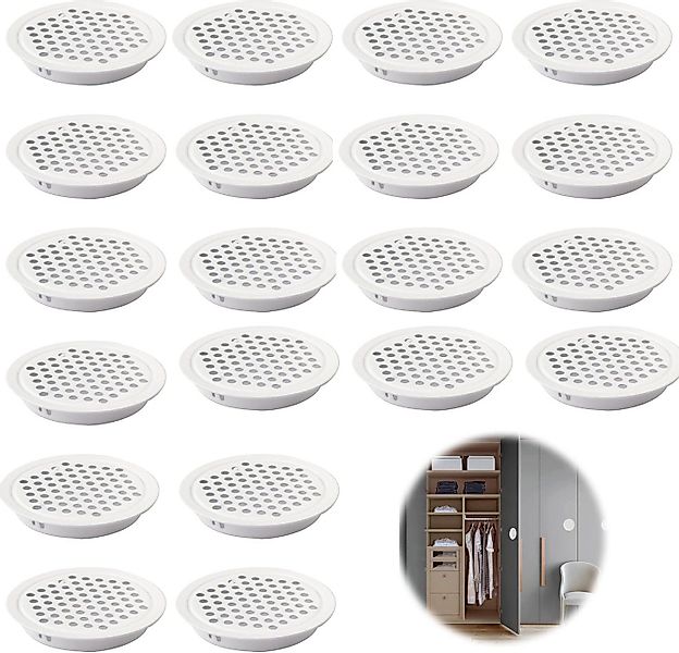 BlingBin Lüftungsgitter 20 Stück Belüftungsgitter Kleiderschrank Entlüftung günstig online kaufen