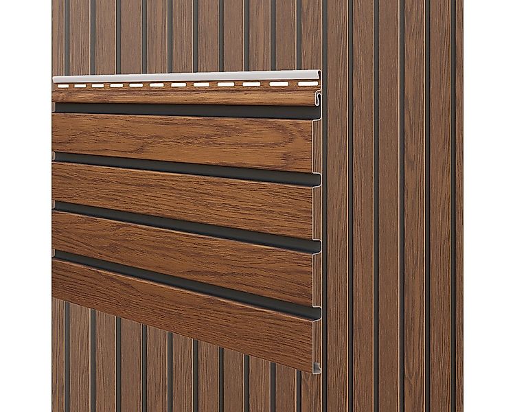 Vox Verkleidungspaneel Canadian Siding SXP-06 Max 3 Fronto V-Black 2,95 m 0 günstig online kaufen