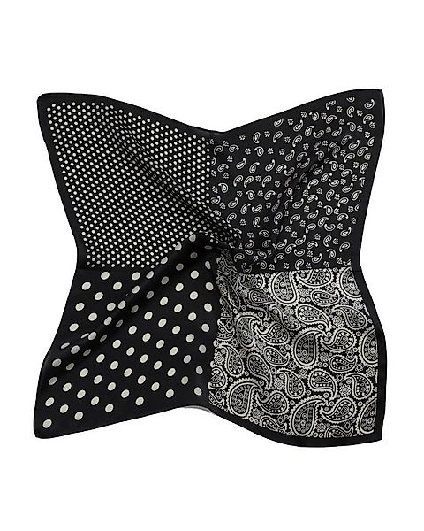 MayTree Seidentuch quadratisch, Punkte + Paisley Mix 53x53cm, Nickituch, Ba günstig online kaufen