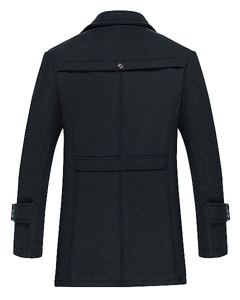 Allthemen Kurzmantel mit abnehmbarem Fake-Kragen Wintermantel günstig online kaufen