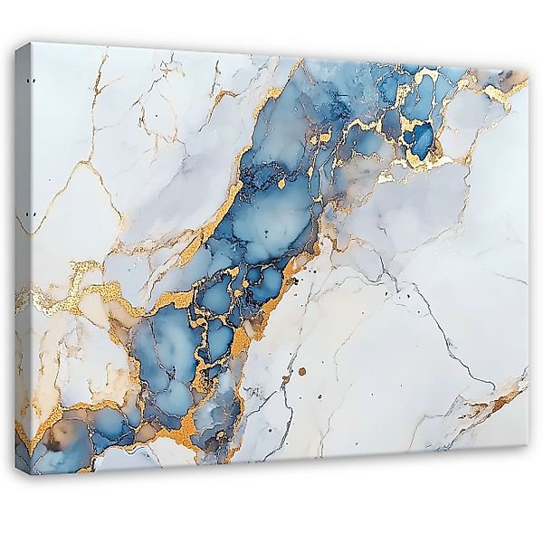 Wallarena Leinwandbild Abstrakt Marmor Grau Leinwand Bilder Wandbild XXL De günstig online kaufen