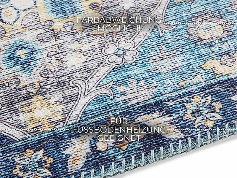 ELLE DECORATION Teppich »Kashmir Ghom« rechteckig 5 mm Höhe Orientalisch, L günstig online kaufen