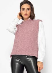 SASSYCLASSY Pullunder Lockerer Pullunder aus weichem günstig online kaufen