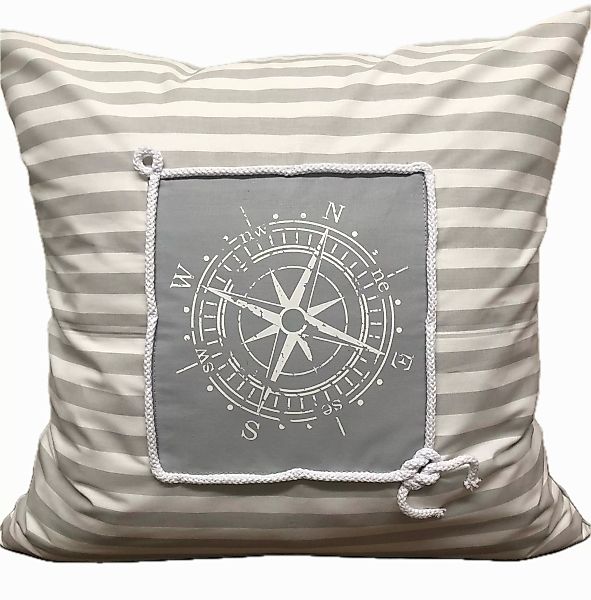 Ammerkind Dekokissen Maritime Kissenhülle, Landhausstil Kissenbezug günstig online kaufen
